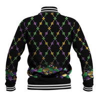 Mardi Gras Queen Baseball Jacket Let the Good Times Roll - Wonder Print Shop
