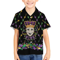 Mardi Gras Queen Kid Hawaiian Shirt Let the Good Times Roll - Wonder Print Shop