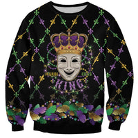 Mardi Gras Queen Sweatshirt Let the Good Times Roll - Wonder Print Shop