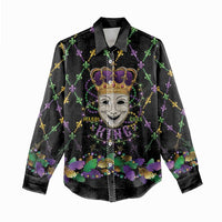 Mardi Gras Queen Women Casual Shirt Let the Good Times Roll - Wonder Print Shop
