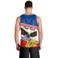 Serbia and Montenegro National Day Men Tank Top Eagle With Mimosa Flower - Wonder Print Shop
