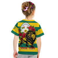 Togo Independence Day Kid T Shirt Lion With Rosa Flag Style - Wonder Print Shop