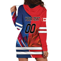 Custom USA vs Canada Ice Hockey Face Off Hoodie Dress Hockey Championship