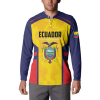 Custom Ecuador Rugby Button Sweatshirt Los Piqueros Go Champions