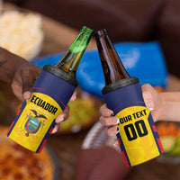 Custom Ecuador Rugby 4 in 1 Can Cooler Tumbler Los Piqueros Go Champions