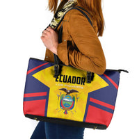 Ecuador Rugby Leather Tote Bag Los Piqueros Go Champions