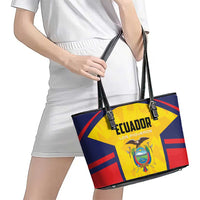 Ecuador Rugby Leather Tote Bag Los Piqueros Go Champions