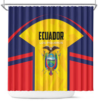 Ecuador Rugby Shower Curtain Los Piqueros Go Champions