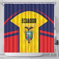 Ecuador Rugby Shower Curtain Los Piqueros Go Champions