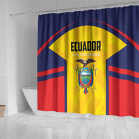 Ecuador Rugby Shower Curtain Los Piqueros Go Champions