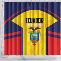 Ecuador Rugby Shower Curtain Los Piqueros Go Champions