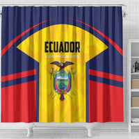 Ecuador Rugby Shower Curtain Los Piqueros Go Champions