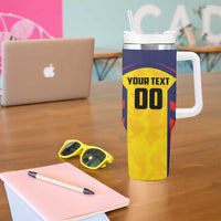 Custom Ecuador Rugby Tumbler With Handle Los Piqueros Go Champions