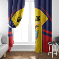 Ecuador Rugby Window Curtain Los Piqueros Go Champions