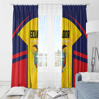 Ecuador Rugby Window Curtain Los Piqueros Go Champions
