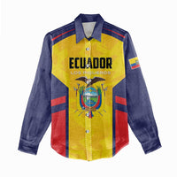 Custom Ecuador Rugby Women Casual Shirt Los Piqueros Go Champions