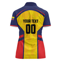 Custom Ecuador Rugby Women Polo Shirt Los Piqueros Go Champions