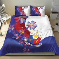 Philippines Sun Plumeria Floral Bedding Set Unique Stylized