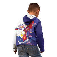 Philippines Sun Plumeria Floral Kid Hoodie Unique Stylized