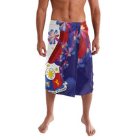 Philippines Sun Plumeria Floral Lavalava Unique Stylized