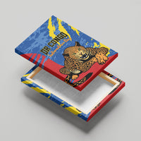 DR Congo Independence Day Canvas Wall Art Congo-Kinshasa Leopard