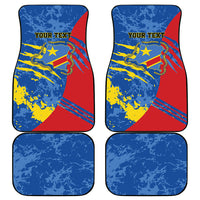 Personalized DR Congo Independence Day Car Mats Congo-Kinshasa Leopard