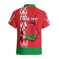 Custom Belarus Hawaiian Shirt Belarusian Coat Of Arms Flag Style - Wonder Print Shop