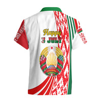 3 July Belarus Independence Day Hawaiian Shirt Belarusian Flag Style Special Version - Wonder Print Shop