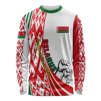 3 July Belarus Independence Day Long Sleeve Shirt Belarusian Flag Style Special Version LT01