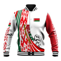Custom 3 July Belarus Independence Day Baseball Jacket Belarusian Flag Style Special Version - Wonder Print Shop