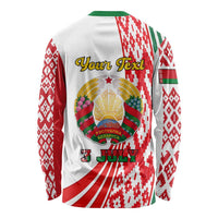 Custom 3 July Belarus Independence Day Long Sleeve Shirt Belarusian Flag Style Special Version LT01