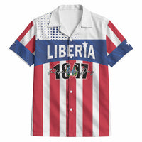 Personalized Liberia 1847 Hawaiian Shirt Happy Independence Day