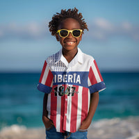 Personalized Liberia 1847 Kid Hawaiian Shirt Happy Independence Day