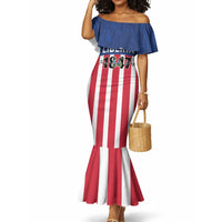 Personalized Liberia 1847 Mermaid Dress Happy Independence Day