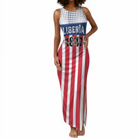 Personalized Liberia 1847 Tank Maxi Dress Happy Independence Day