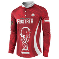 Custom Austria 2026 World Football Button Sweatshirt Immer wieder Osterreich