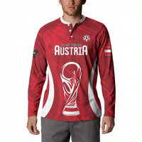 Custom Austria 2026 World Football Button Sweatshirt Immer wieder Osterreich