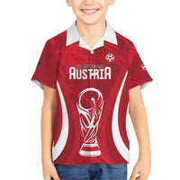 Custom Austria 2026 World Football Kid Hawaiian Shirt Immer wieder Osterreich