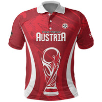 Custom Austria 2026 World Football Polo Shirt Immer wieder Osterreich