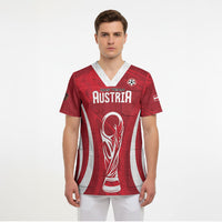 Custom Austria 2026 World Football Scrub Top Immer wieder Osterreich