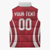 Custom Austria 2026 World Football Sleeveless Puffer Jacket Immer wieder Osterreich