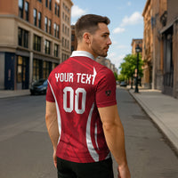 Custom Austria 2026 World Football Zipper Polo Shirt Immer wieder Osterreich