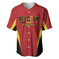 Custom Belgium 2026 World Football Baseball Jersey De Rode Duivels Go Champions