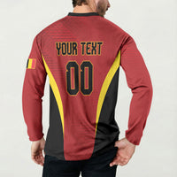 Custom Belgium 2026 World Football Button Sweatshirt De Rode Duivels Go Champions