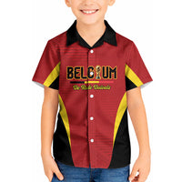 Custom Belgium 2026 World Football Kid Hawaiian Shirt De Rode Duivels Go Champions