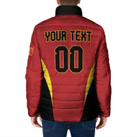 Custom Belgium 2026 World Football Padded Jacket De Rode Duivels Go Champions