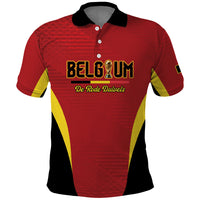 Custom Belgium 2026 World Football Polo Shirt De Rode Duivels Go Champions
