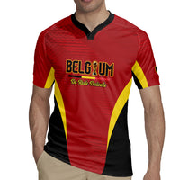 Custom Belgium 2026 World Football Rugby Jersey De Rode Duivels Go Champions