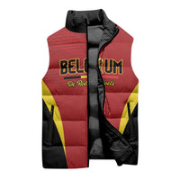 Custom Belgium 2026 World Football Sleeveless Puffer Jacket De Rode Duivels Go Champions