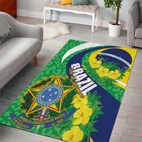 Brazil Sete de Setembro Area Rug Flor De Ip Amarel Leopard Pattern - Wonder Print Shop